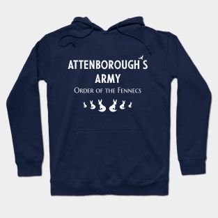 Attenborough’s Army: Order of the Fennecs - Dark Blue Hoodie